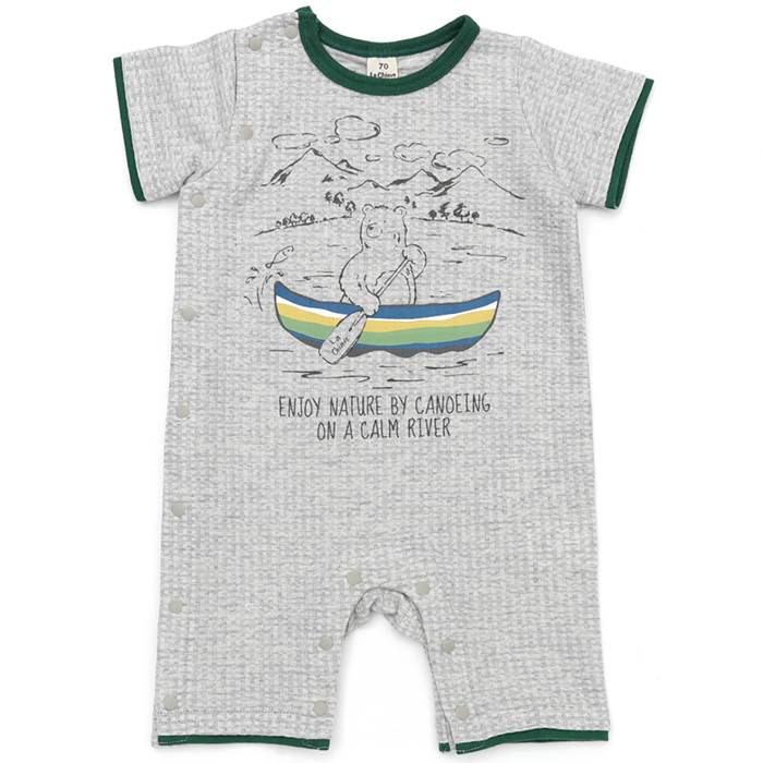 【20%OFF SALE】La Chiave (ラ キエーベ ) 半袖グレコ (70〜80cm) 男の子 70cm 80cm キムラタン 子供服 ［ベビーウェア］bbySM