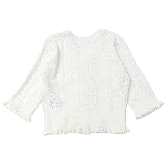 【54%OFF SALE 均一価格セール】Biquette Club (ビケットクラブ ) 8分袖ボレロ (80〜130cm) 女の子 80cm 90cm 95cm 100cm 110cm 120cm 130cm キムラタン 子供服