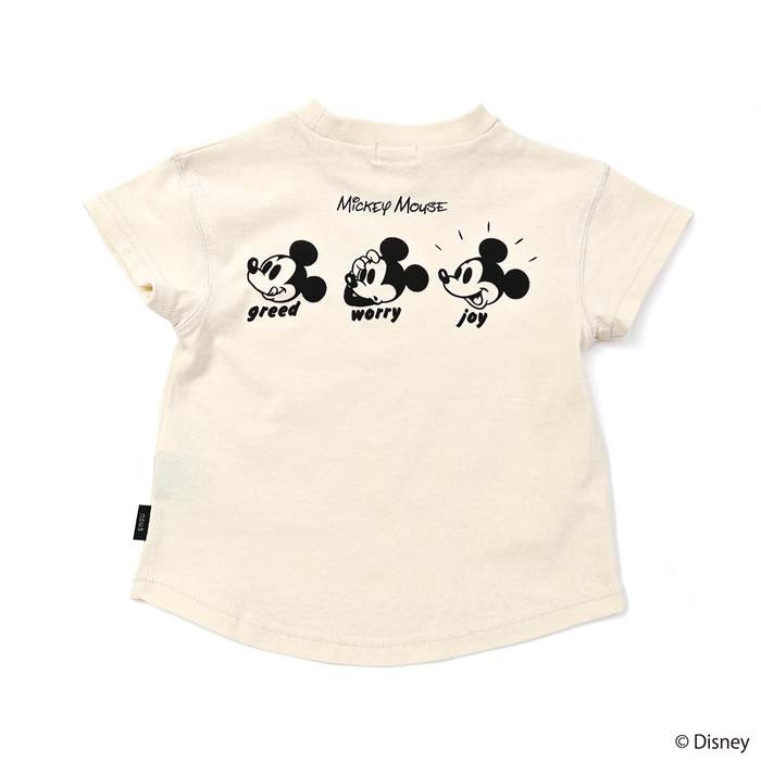 【ノベルティ対象商品】n.o.u.s (ノウズ ) ／MICKEYデザインTシャツ (80〜140cm) 女の子 男の子 80cm 90cm 100cm 110cm 120cm 130cm 140cm キムラタン 子供服 本体綿100%