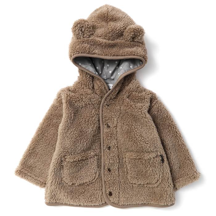 【残り僅か！ 50%OFF】Piccolo (ピッコロ ) フリースパーカー (70〜95cm) 女の子 男の子 70cm 80cm 90cm 95cm キムラタン 子供服［アウター］bbyAWのサムネイル