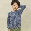 【20%OFF】DITTOMARK. (ディットマーク ) インディゴ染めセーター (SS~L) 男の子 SS S M L キムラタン 子供服 綿100%