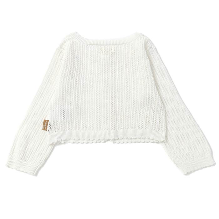 【40%OFF SALE 均一価格セール】Biquette Club (ビケットクラブ ) 8分袖ボレロ (80〜130cm) 女の子 80cm 90cm 95cm 100cm 110cm 120cm 130cm キムラタン 子供服 綿100%