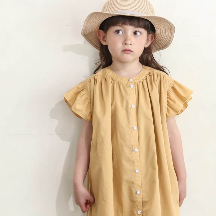 【30%OFF SALE】n.o.u.s (ノウズ ) ワンピース (80～140cm) 女の子 80cm 90cm 100cm 110cm 120cm 130cm 140cm キムラタン 子供服 綿100% | こども キッズ ベビー 夏 かわいい おしゃれ ナチュラル キッズ服 女児 ガールズ フリル ポケット お出かけ