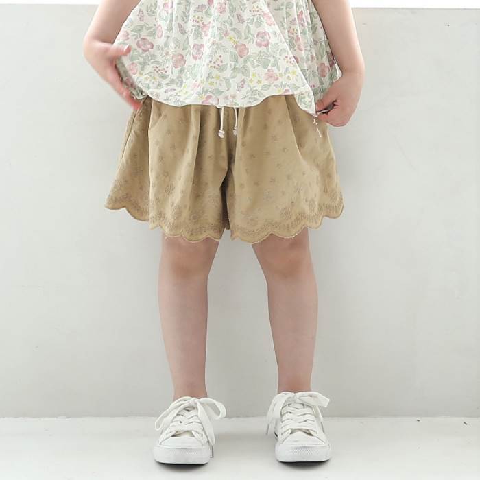 ▽ニットプランナー/KP/ケーピー▽140cm キュロットスカート/キュロットパンツ/ショートパンツ ベージュ【中古】子供服 キッズ kids ジュニア 女の子 春夏 bottoms 105042