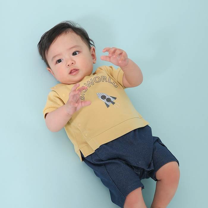 【FINAL SALE 60%OFF】n.o.u.s (ノウズ ) 半袖グレコ (70〜80cm) 男の子 70cm 80cm キムラタン 子供服[ベビーウェア...