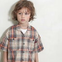 【30%OFF SALE】n.o.u.s (ノウズ ) オープンシャツ (80~140cm) 男の子 80 90 100 110 120 130 140 キムラタン 子供服 | 半袖 キッズ おでかけ 子ども服 こども服 こどもふく 服 男の子 おしゃれ トレンド トップス 人気 シャツ チェック柄 ストライプ セットアップ