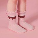 coeur a coeur (クーラクール ) ソックス (13~18cm) 女の子 13~15 16~18 キムラタン 子供服 靴下 チョコ リボン ハート