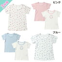 【 9%OFF SALE 】Biquette (ビケット ) 3P半袖シャツ肌着 (90〜130cm) 女の子 90cm 100cm 110cm 120cm 130cm キムラタン 子供服 綿100% | 通園 通学 こども カジュアル 姉妹 保育園 女児 ギフト プレゼント 贈り物 肌着 セット 安い プチプラ 下着 花柄 無地