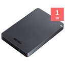 BUFFALO HD-PGF1.0U3-BKA ポータブル外付けHDD 1TB ブラック HDPGF1.0U3BKA(2)