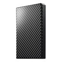 アイ・オー・データ機器 HDPT-UTS2K USB 3.1 Gen 1対応 ポータブルHDD カーボンブラック 2TB