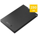 BUFFALO SSD-PGC250U3-BC 外付けSSD 250GB 黒色