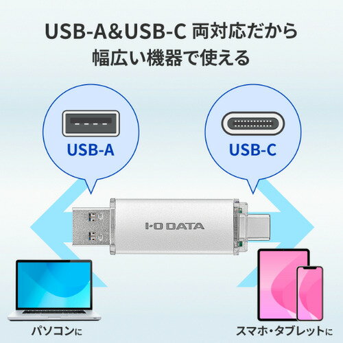 アイ・オー・データ機器 U3C-STD64G／S USBメモリディスク 64 シルバー U3CSTD64G／S