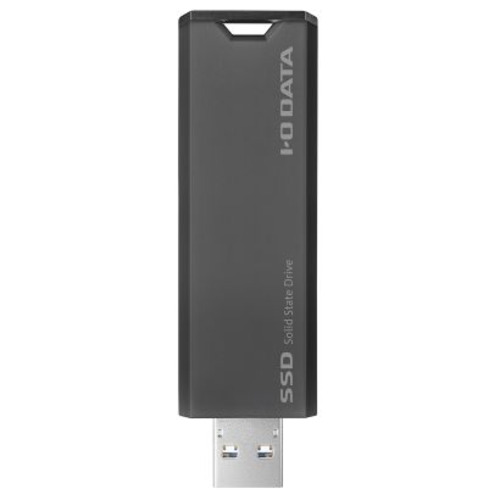 アイ・オー・データ機器 SSPS-US2GR USB 10Gbps(USB3.2 Gen2)対応 スティックSSD 2TB グレー×ブラック