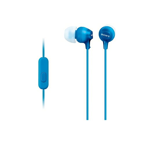 ソニー MDR-EX15AP LI 密閉型インナーイヤーレシーバー ブルー ソニー MDR-EX15AP LI 密閉型インナーイヤーレシーバー ブルー