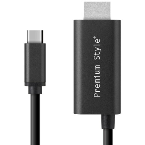 楽天KIMURAYA NET TASTEPGA PG-SWTV2MBK TYPE-Cコネクタ HDMIミラーリングケーブル Premium Style 2m ブラック