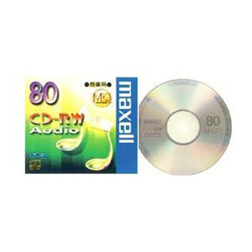 マクセル CD-RWA80MQ1TP 音楽用CD-RW80分 1