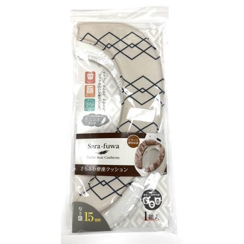 ヨコズナクリエーション ベニワレン さらふわ便座クッション アイボリー