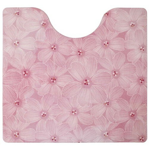 ヨコズナクリエーション ズボラ トイレ足元マット ブルーム ピンク