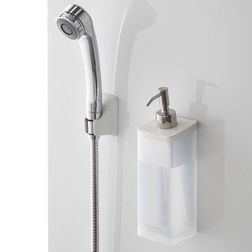 山崎実業 マグネットツーウェイディスペンサー ミストボディーソープホワイト