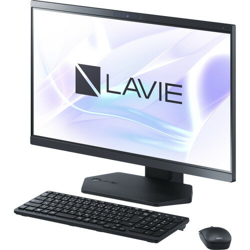 【推奨品】NEC PC-A2355GAB デスクトップパソコン LAVIE A23 ファインブラック PCA2355GAB