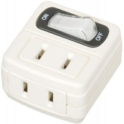 ヤザワ Y02FU210WH 省エネタップ 2個口 白 ヤザワ Y02FU210WH 省エネタップ 2個口 白