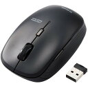エレコム M-BL21DBKBK BlueLEDマウス 無線 5ボタン 抗菌 ブラック(2)