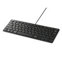 バッファロー BSKBU300BK USB接続 有線コンパクトキーボード ブラック(2)