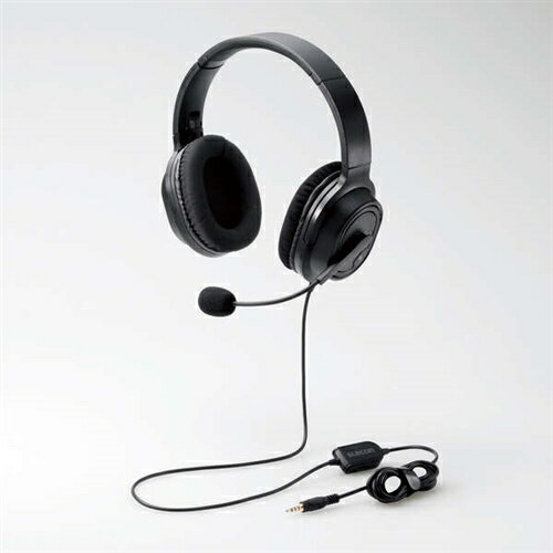 エレコム HS-HP30TBK 両耳オーバーヘッドタイプ ヘッドセット エレコム HS-HP30TBK 両耳オーバーヘッドタイプ ヘッドセット