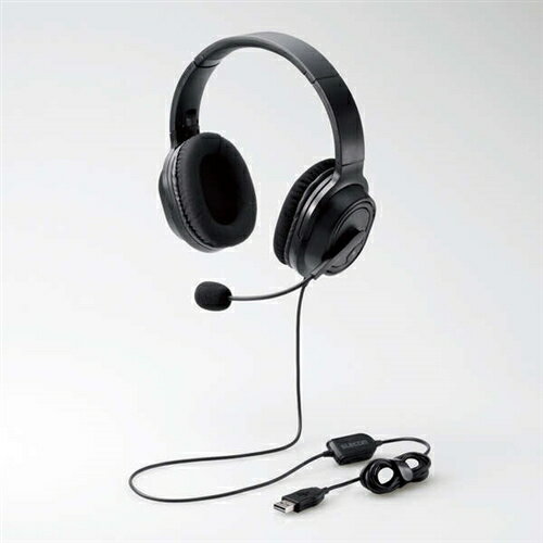 【推奨品】エレコム HS-HP30UBK 両耳オーバーヘッドタイプ USB ヘッドセット 【推奨品】エレコム HS-HP30UBK 両耳オーバーヘッドタイプ USB ヘッドセット