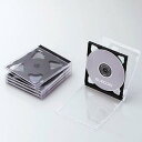 ケース エレコム CD DVD CCD-JSCNW5BK Blu-ray/DVD/CDケース 標準/PS/2枚収納/5パック ブラック(2)