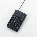 エレコム TK-TCM014BK 2ポートUSB2.0ハブ付きコンパクトUSBテンキーパッド ブラック(2)