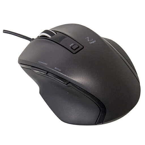 ナカバヤシ MUS-UKF120BK BlueLED 有線マウス Z 5ボタン Sサイズ ブラック ナカバヤシ MUS-UKF120BK BlueLED 有線マウス Z 5ボタン Sサイズ ブラック