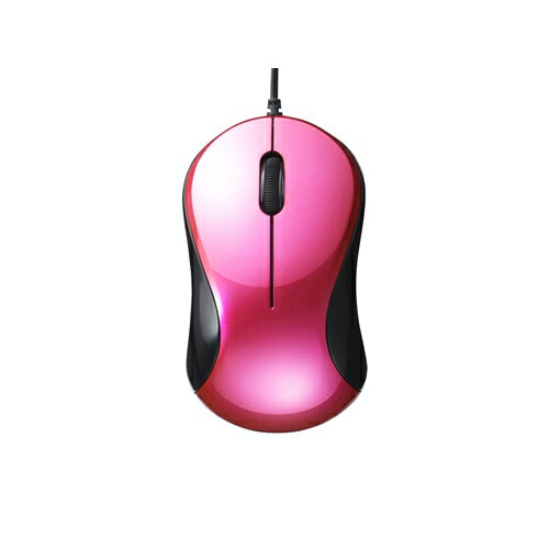 バッファロー BSMBU100PK 静音/3ボタン 有線BlueLED光学式マウス ピンク バッファロー BSMBU100PK 静音/3ボタン 有線BlueLED光学式マウス ピンク