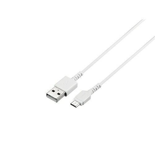 バッファロー BSMPCMB115TWH USB2.0ケーブル(Type-A to microB) ホワイト 1.5m●スマホの急速充電・通信に対応するUSB2.0ケーブルUSB microB搭載のスマホなどの機器と、USB Type-A搭載のパソコンや充電器などを接続する、USB2.0規格の Type-A to microBケーブルです。 オモテ・ウラがわかりやすいmicroBコネクターを採用。挿し間違いを防止します。●断線に強い新設計ラバーブッシュを採用断線しやすいコネクターの根元を保護する“新設計ラバーブッシュ”を採用。当社従来比約10倍（※）の屈曲耐久性を実現しています。●しなやかで強いスリムケーブルTPE（熱可塑性エラストマー）素材を採用し、屈曲耐久性に優れた細く柔らかいケーブルを実現しました。【仕様】対応機種：USB microBポート搭載機器及びUSB Type-Aポート搭載機器インターフェース：USB2.0/1.1コネクター形状：USB microB（オス）/USB Type-A（オス）最大定格：2.4A寸法（ケーブル長）：1.5mケーブル径：2.8mm質量：約28g動作環境：温度5〜40℃、湿度10〜80％(結露なきこと)