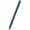 エレコム P-TPMPP20BU タッチペン 充電式 スタイラスペン 極細 ペン先 2mm ブルー ●充電可能なアクティブタッチペンです。コネクターはUSB Micro-Bです。●筆圧と傾きを検知し、筆記具のような濃淡のあるリアルな表現が可能です。※お使いのアプリ、端末によっては、筆圧感知、傾き感知機能をご使用頂けないことがあります。●SurfaceなどのMicrosoft(R) Pen Protocol 2.0に対応した端末でご使用できます。●全てのSurfaceに対応ではございません。詳細については対応表をご確認ください。●※特定のアプリ/ソフトをご使用の際に、専用タッチペンのみでの描写設定をされている場合はご使用できない場合があります。&nbsp;【仕様】外形寸法・全長：約145mm・直径：約9.5mm・ペン先：約2.0mm材質・ペン先：ポリアセタール・本体：アルミニウムカラー：ブルー質量：約16g電池：リチウムイオン電池使用時間：約80時間※ご使用状態によっては、この目安の時間よりも早く、充電が必要となる場合があります。充電時間：約1時間※使用状況や環境により変化します。保証期間：12カ月付属品：マイクロUSBケーブル、ユーザーズマニュアル/保証書備考：筆圧検知有り、傾き検知有り