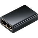 エレコム AD-HDAASS01BK HDMI アダプタ 延長 金メッキ 4K 60p スリムタイプ EU RoHS指令準拠 ブラック(2)