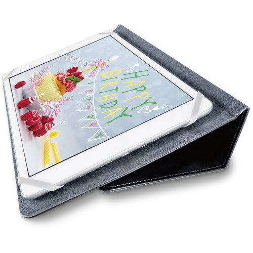 エレコム TB-10SPG2LBK タブレットケース カバー 汎用 8.5〜11.5インチ ソフトレザー 手帳型 フラップ ..