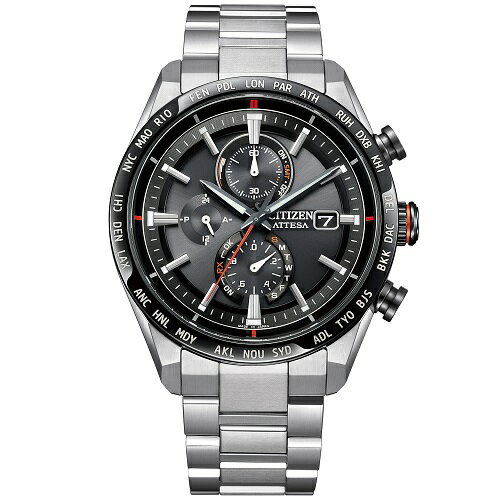 SWATCH - シチズン AT8189-61E ATTESA ACT Line ダイレクトフライト 10気圧防水 ソーラー電波モデル