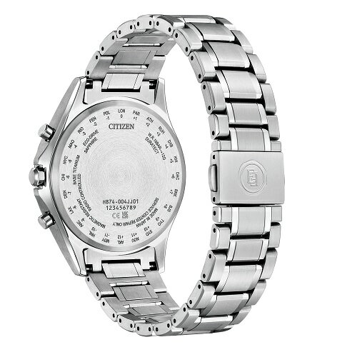 シチズン BY1020-61E EXCEED ダイレクトフライト ムーンフェイズ ソーラー電波モデル