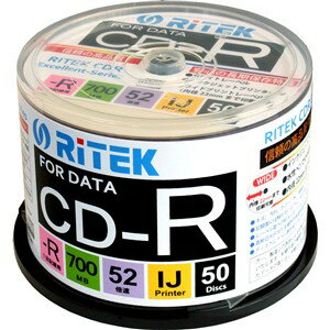 RiTEK CD-R700EXWP.50RTC データ用CD-R 50枚 RiTEK CD-R700EXWP.50RTC データ用CD-R 50枚