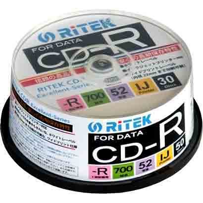 RiDATA CD-R700EXWP.30RT C データ用CD-R 1～5