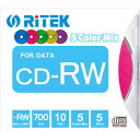 RiDATA CDRW700.MIX5PA データ用CD-RW 700MB 5