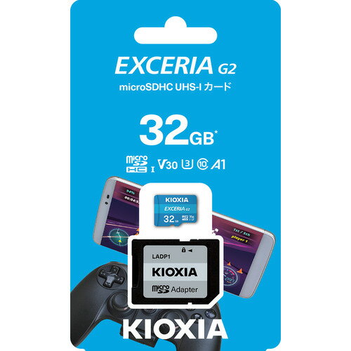 【推奨品】KIOXIA KMU-B032G microSDHCカード EXCERIA G2 32GB
