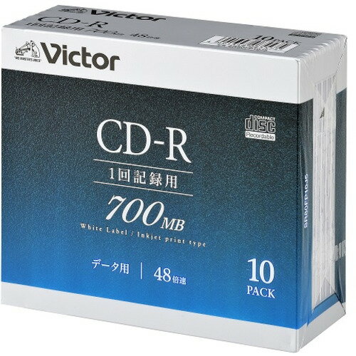Victor SR80FP10J5 パソコン用 48倍速 CD-R 