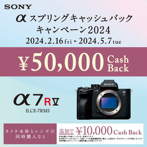 ソニー ILCE-7RM5 α7R V ミラーレス一眼カメラ ボディ Eマウント