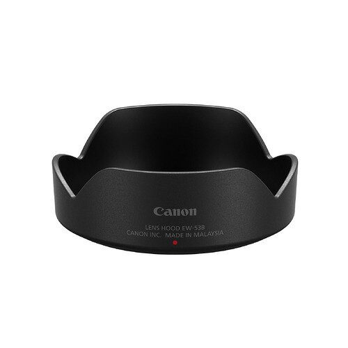 Canon LHOODEW53B レンズフード EW-53B 発売日：2023年12月8日●画角外からの不要な光を遮り、画質劣化の原因となるフレアやゴーストを防ぐレンズフード。&nbsp;【仕様】対応レンズ：RF-S10-18mm F4.5-6.3 IS STM