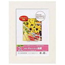 ナカバヤシ Vカットマット台紙 Digio (2L/ホワイト) DGVM-2L-W
