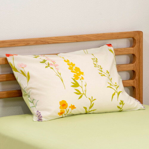 ヤマダオリジナル 綿100％枕カバー フェミニンフラワー