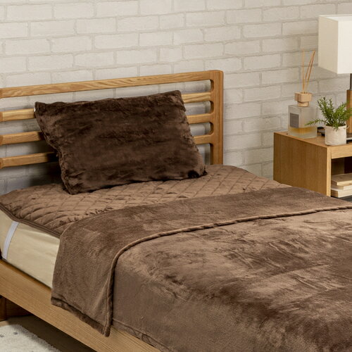 ヤマダオリジナル フランネル枕カバー ブラウン