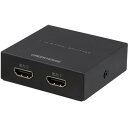 グリーンハウス GH-HSPG2-BK HDMIスプリッター AC給電 1入力2出力 ブラック(2)